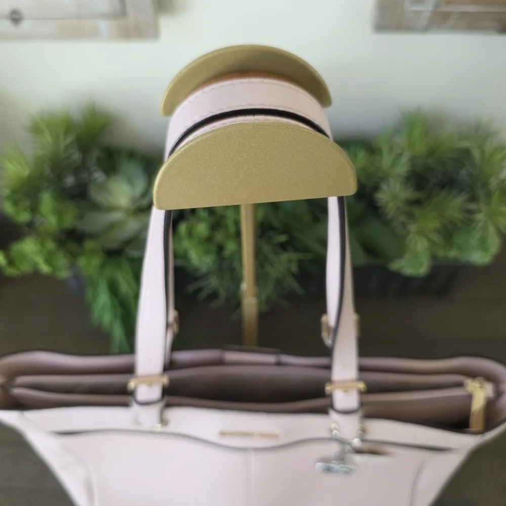 Michael Kors LG Commuter Tote/Laptop Bag Powder Blush Pink Leather+New MK Charm - Picture 6 of 16